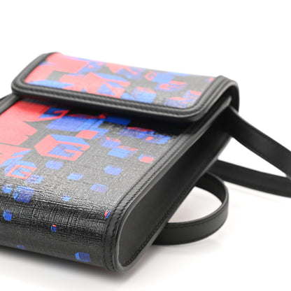 Gucci Canvas Mini Crossbody Bag Black Multicolor 10 of 10