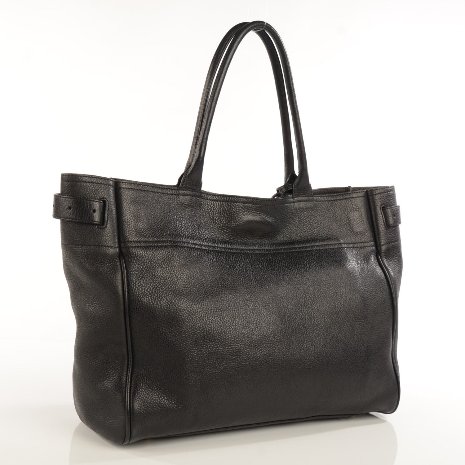 Mulberry Natural Leather Bayswater Tote Black 6 of 12