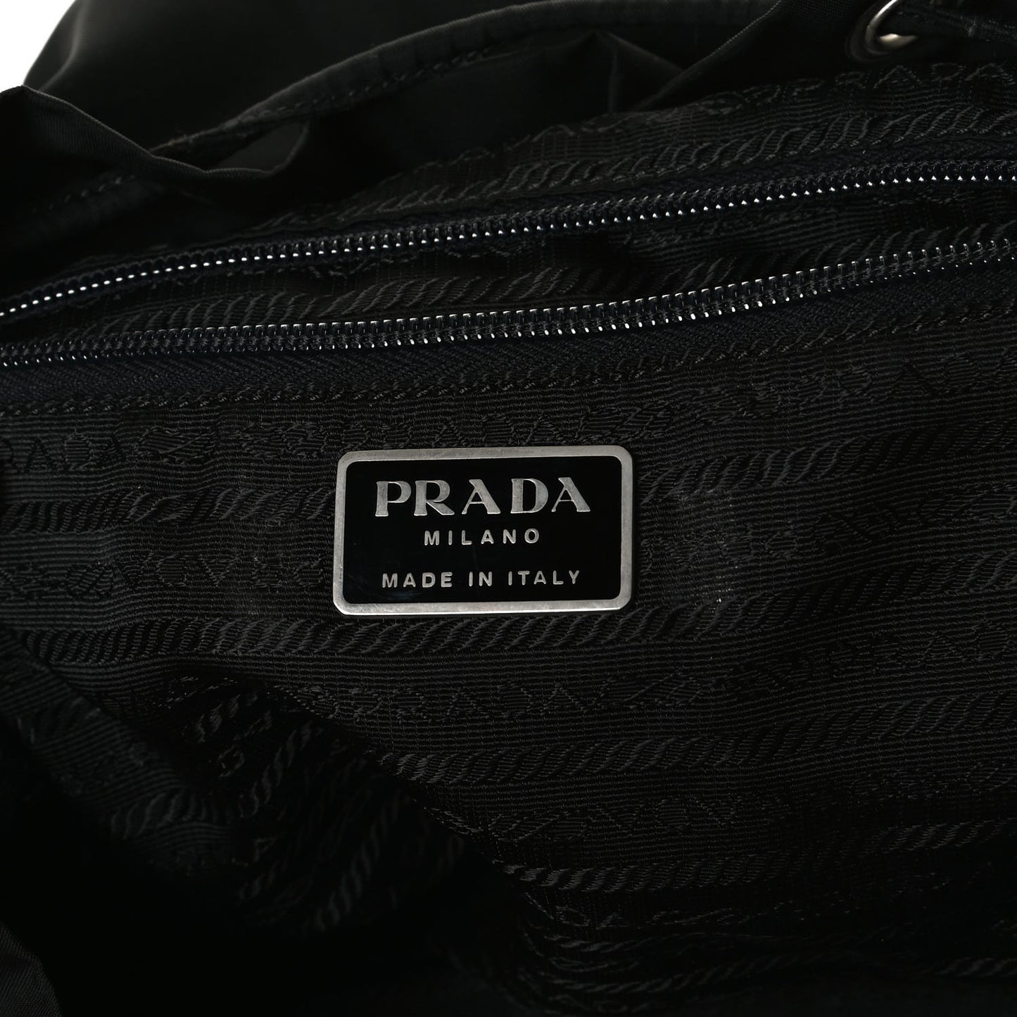 Tessuto Nylon Vela Small Backpack Black