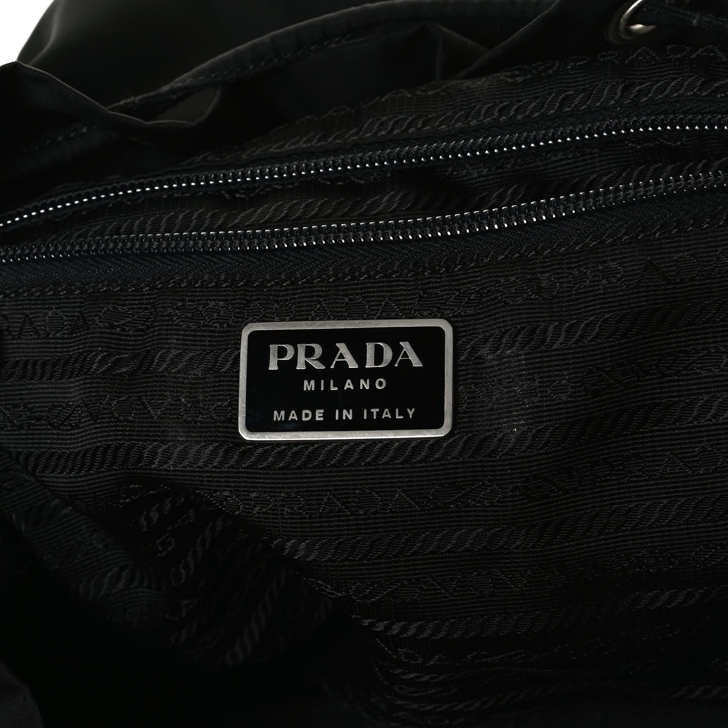 Prada Tessuto Nylon Vela Small Backpack Black 6 of 13