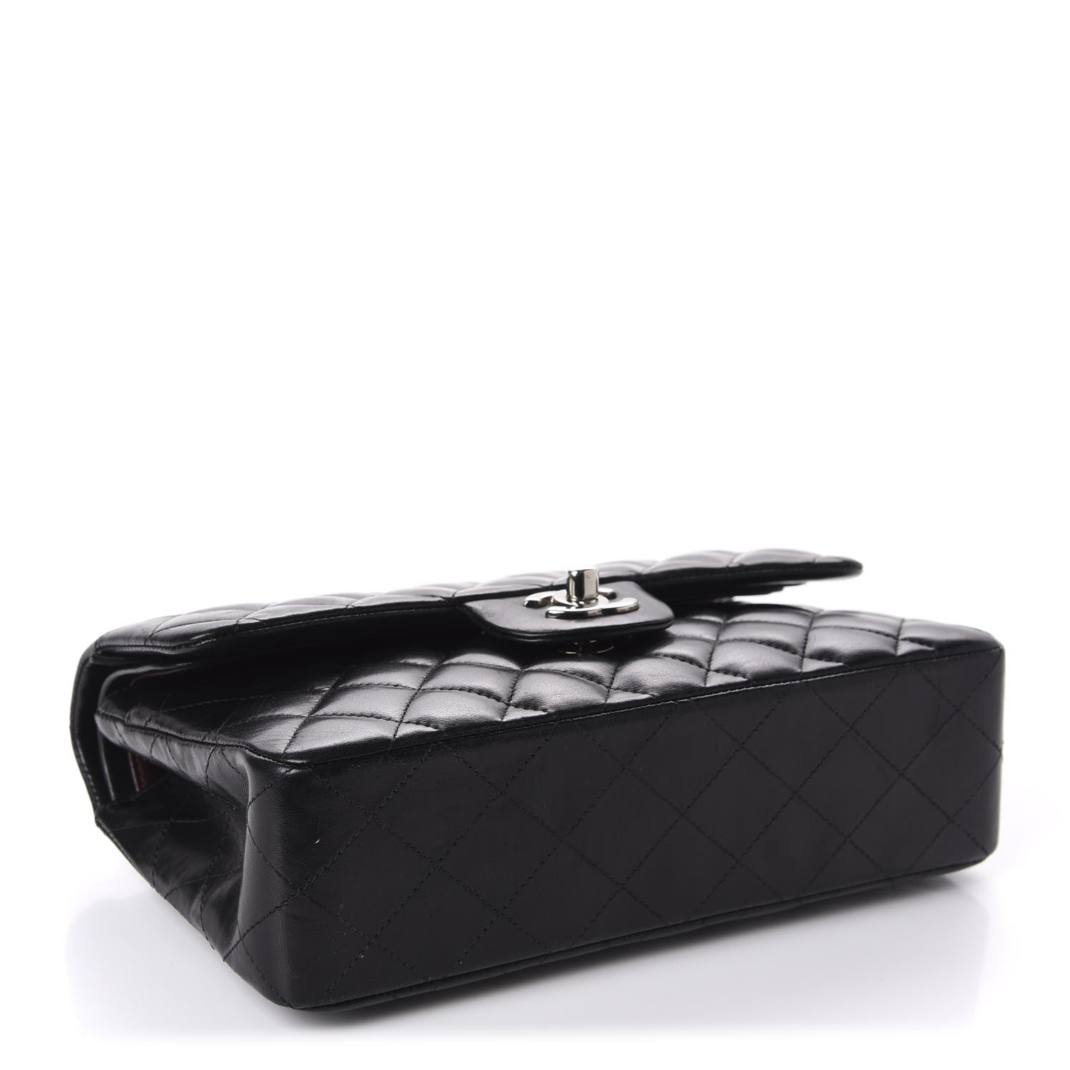 Chanel Lambskin Quilted Small Double Flap Black 5 of 11