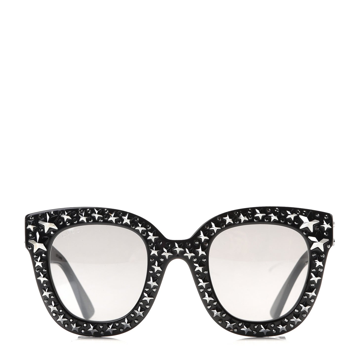 Acetate Stars Cat Eye Sunglasses GG0116S Black