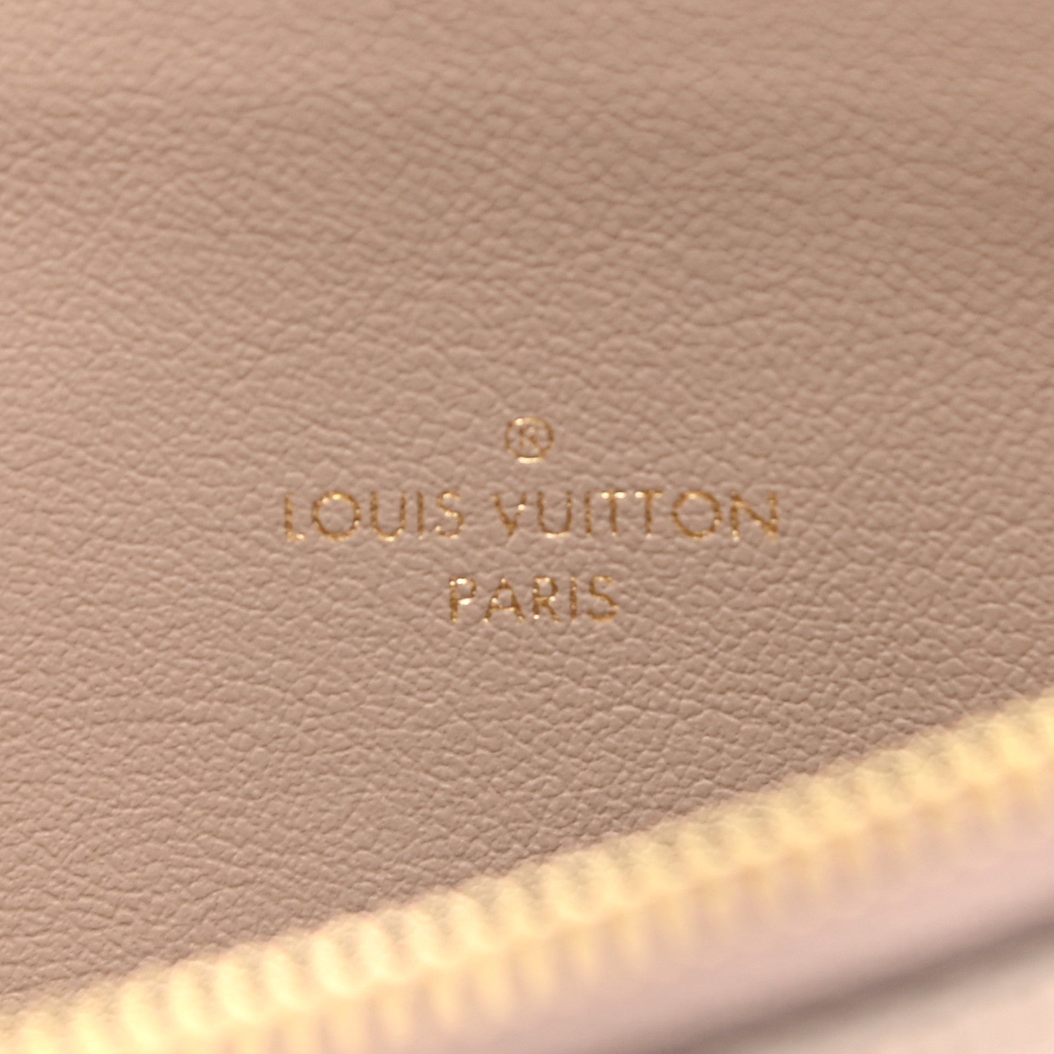 Louis Vuitton Empreinte Monogram Giant Pochette Felicie Zippered Insert Tourterelle Creme 6 of 6