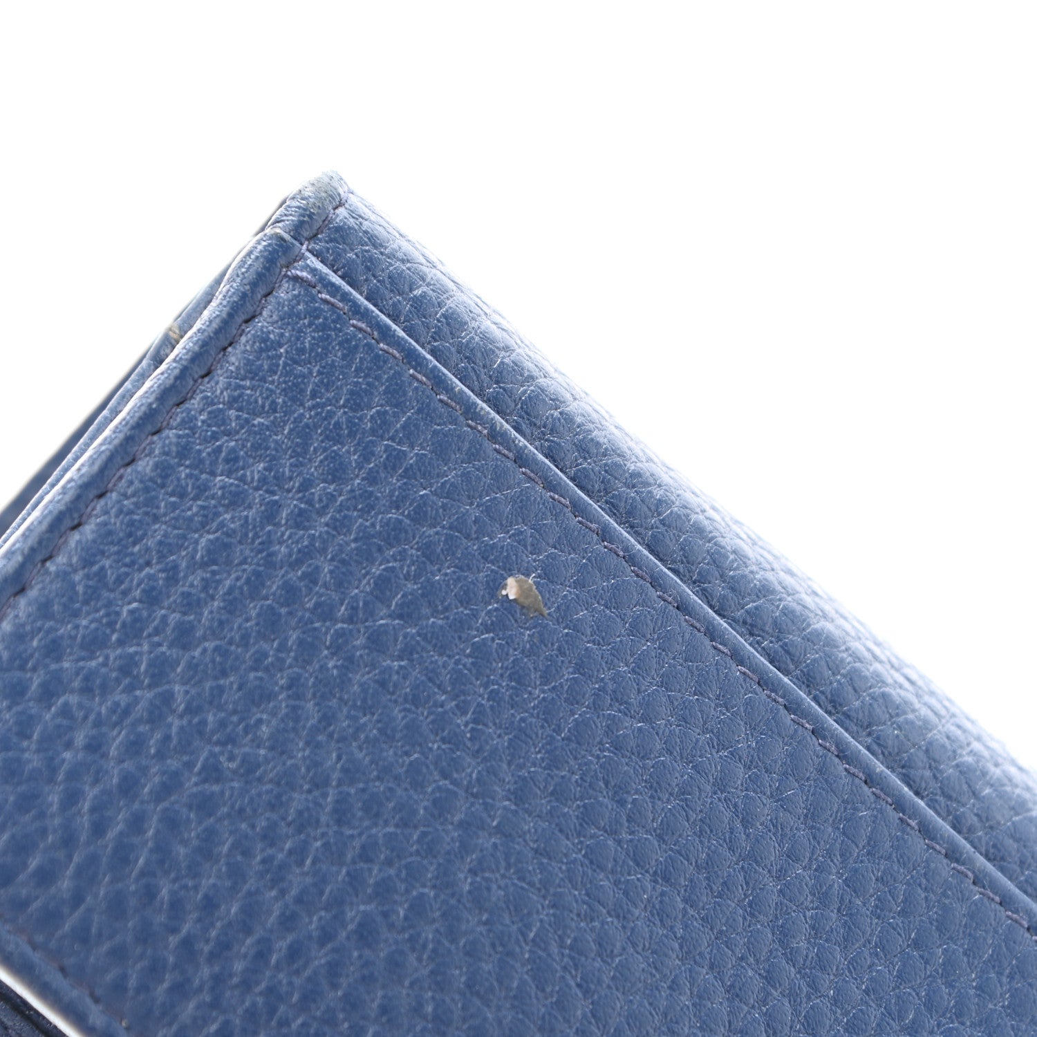 Prada Vitello Grain Move Card Holder Bluette 7 of 8