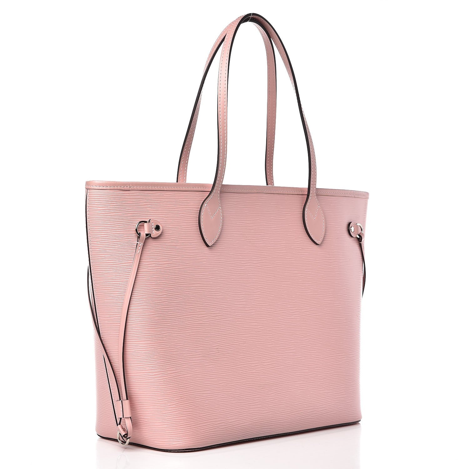 Louis Vuitton Epi Neverfull MM Rose Ballerine 3 of 10