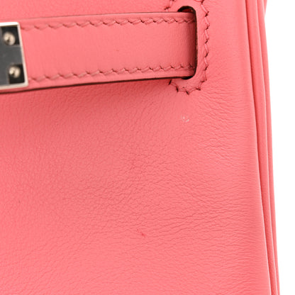 Hermes Swift Kelly Retourne 25 Rose Azalee 12 of 13