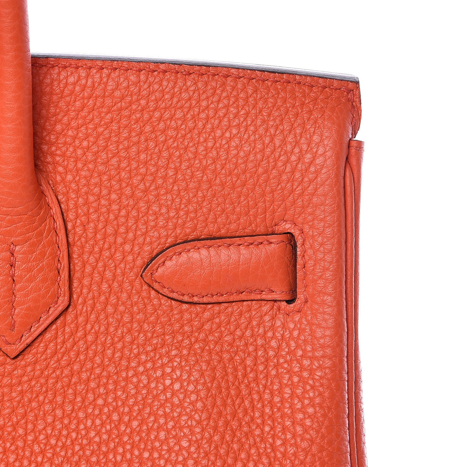 Hermes Togo Birkin 30 Orange Poppy 11 of 37