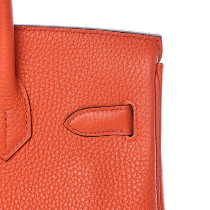 Hermes Togo Birkin 30 Orange Poppy 11 of 37
