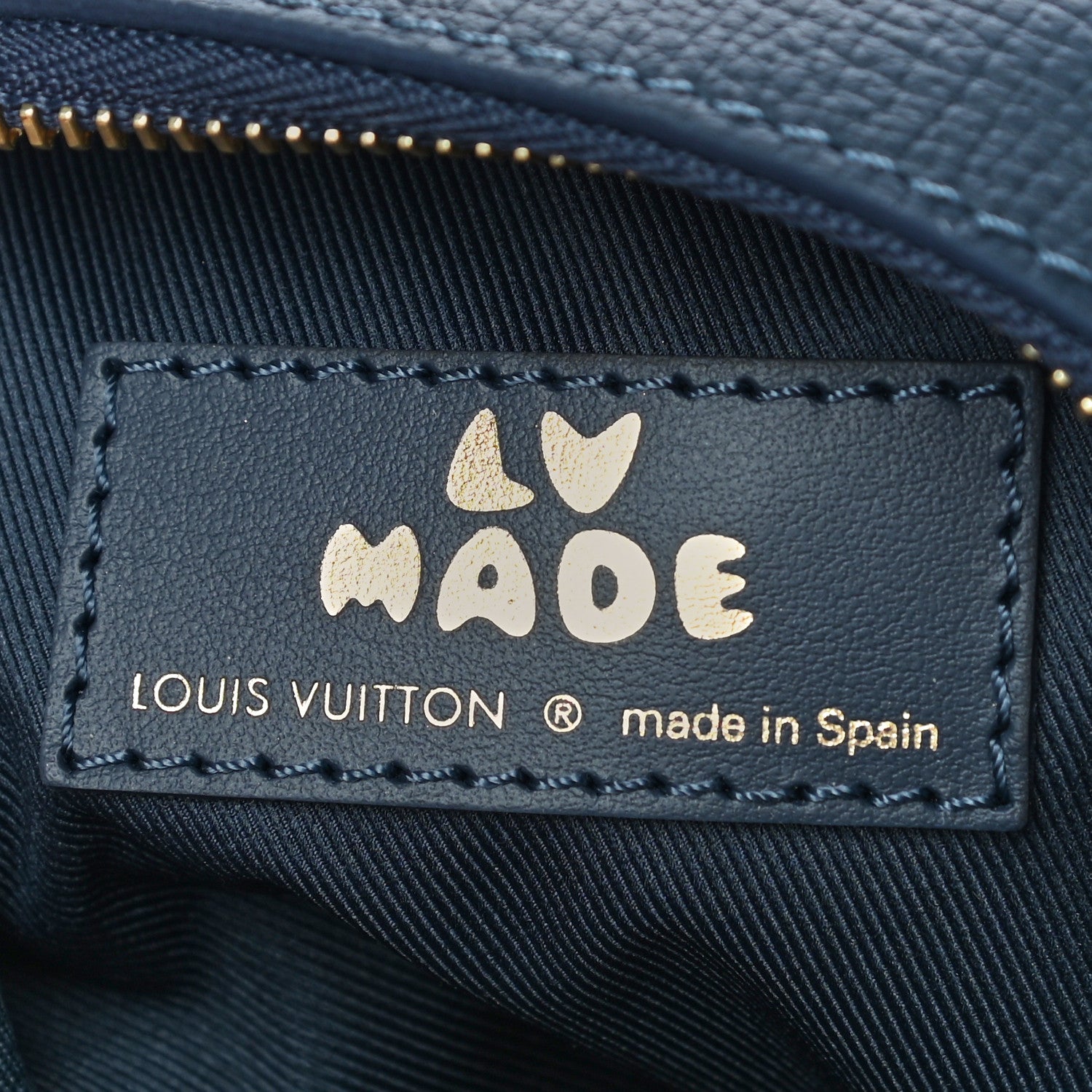 Louis Vuitton X NIGO Denim Monogram Flat Double Phone Pouch 6 of 9