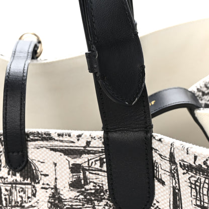 Christian Dior Canvas Large Paris Allover Large Toujours Latte Black 14 of 14