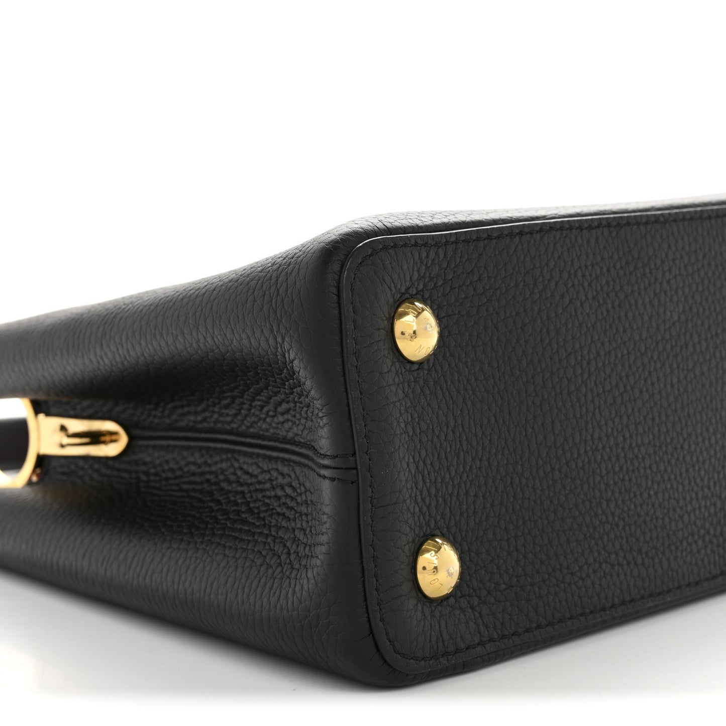 Taurillon Capucines PM Black Rose Berlingot