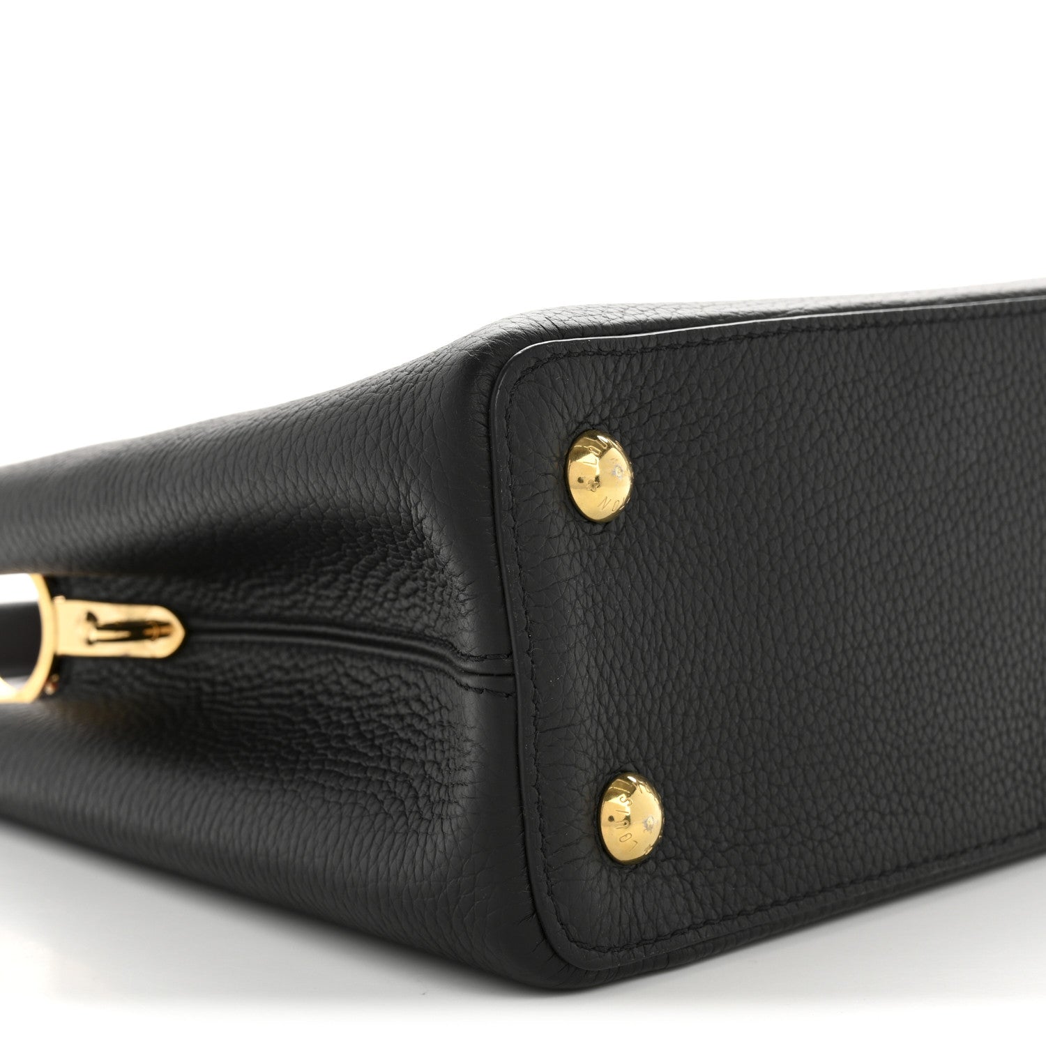 Louis Vuitton Taurillon Capucines PM Black Rose Berlingot 8 of 12
