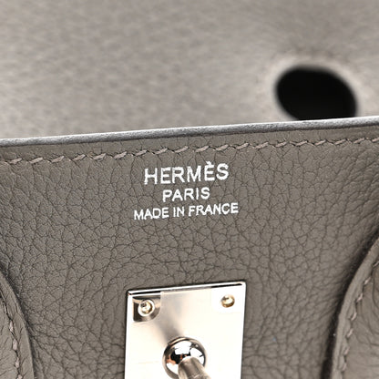 Hermes Togo Birkin 25 Gris Meyer 5 of 10