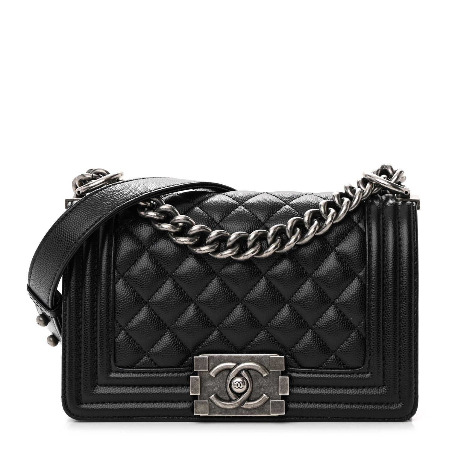 Chanel Caviar Quilted Small Boy Flap Black 1 of 16