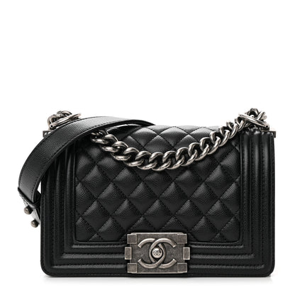 Chanel Caviar Quilted Small Boy Flap Black 1 of 16