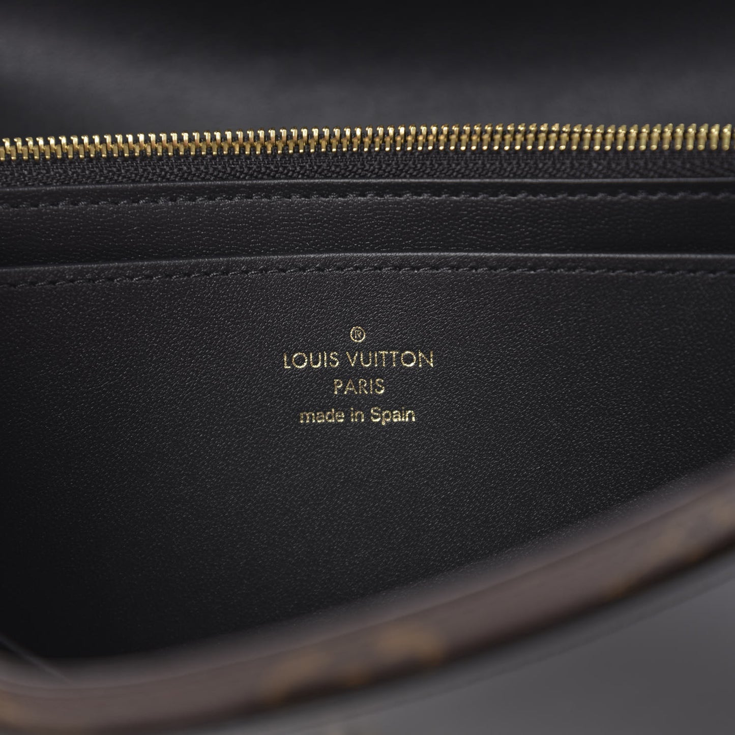 Monogram Flower Lock Long Wallet Black