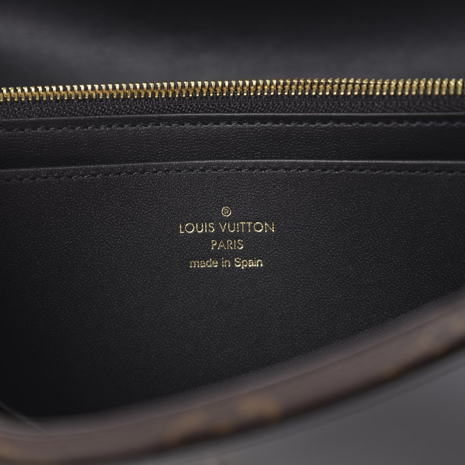 Louis Vuitton Monogram Flower Lock Long Wallet Black 5 of 6