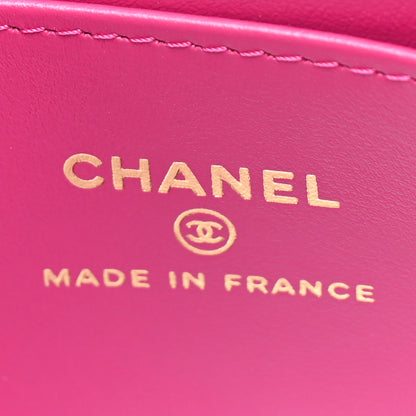 Chanel Denim Quilted Mini Nano Kelly Shopper Fuchsia 6 of 10