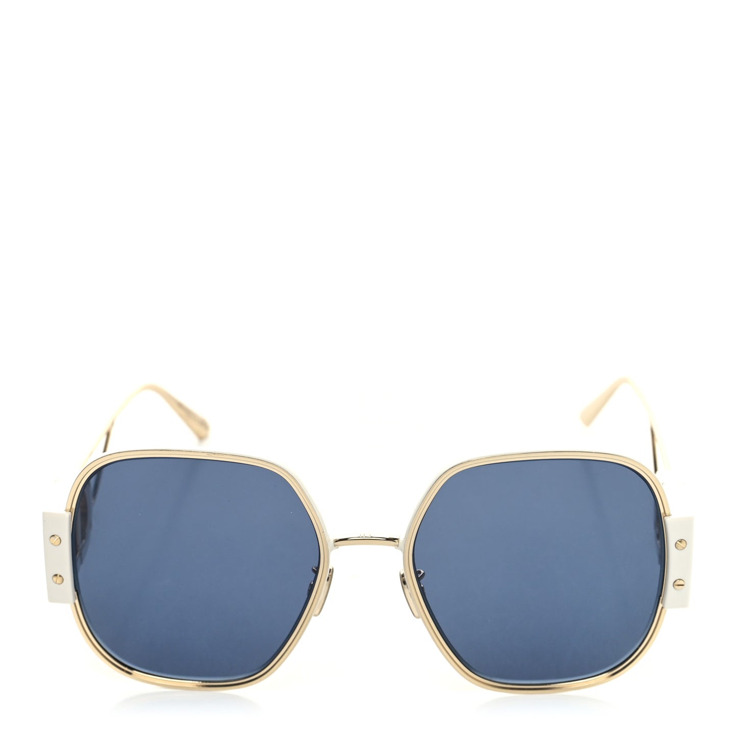 Butterfly 30 Montaigne S5U Sunglasses Gold Ivory Blue