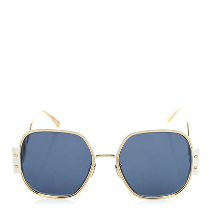 Christian Dior Butterfly 30 Montaigne S5U Sunglasses Gold Ivory Blue 2 of 8