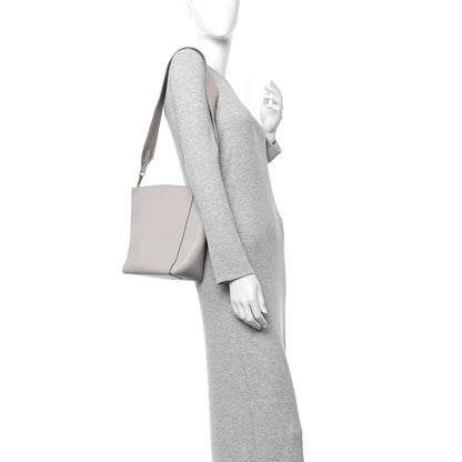 Celine Soft Grained Calfskin Small Sangle Bucket Bag Light Taupe 2 of 12
