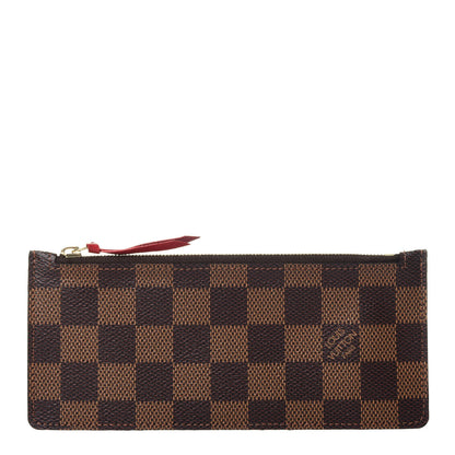Louis Vuitton Damier Ebene Josephine Wallet Red 12 of 14