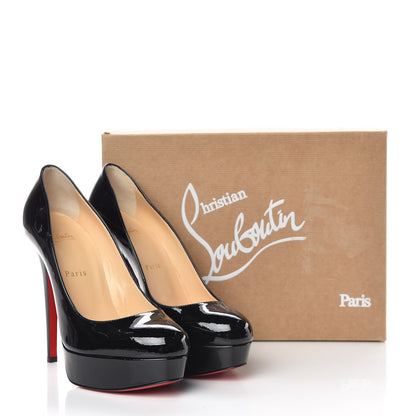 Christian Louboutin Patent Bianca 140 Pumps 38 Black 9 of 9