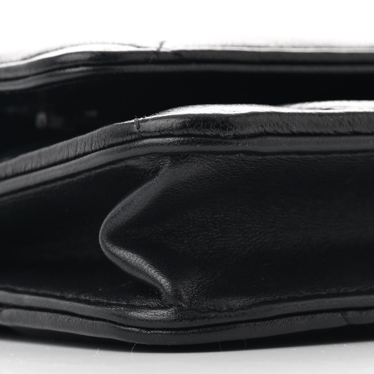 Chanel Lambskin Quilted Chanel 19 Wallet On Chain WOC Black 10 of 12