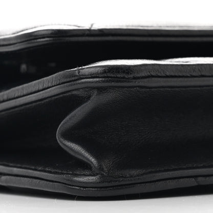Chanel Lambskin Quilted Chanel 19 Wallet On Chain WOC Black 10 of 12