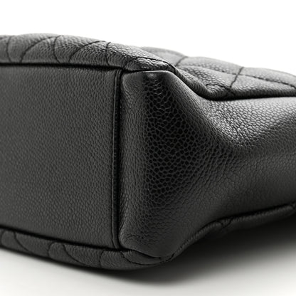 Chanel Caviar Quilted Petit Shopping Tote PST Black 10 of 11