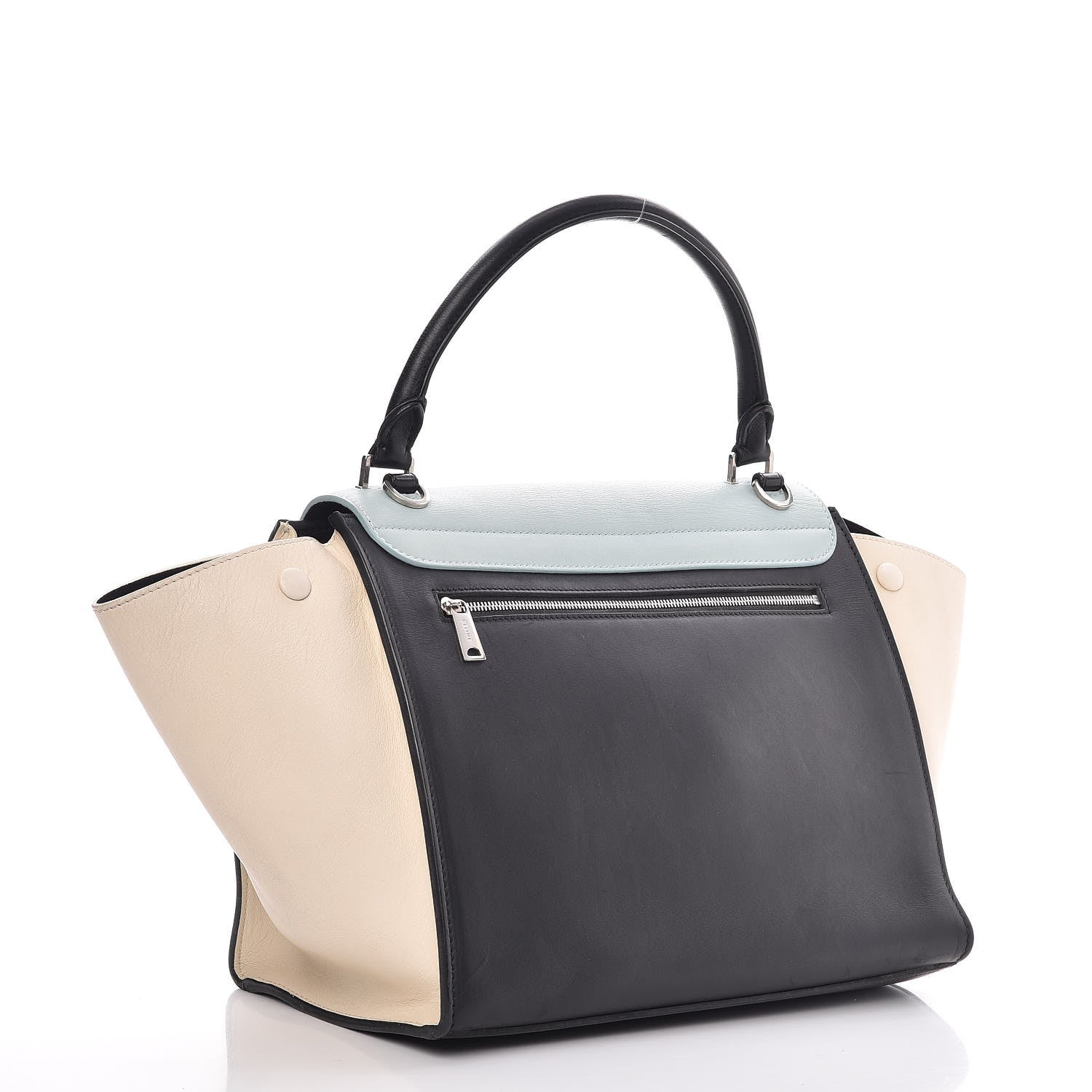 Celine Calfskin Medium Tri-color Trapeze 3 of 15