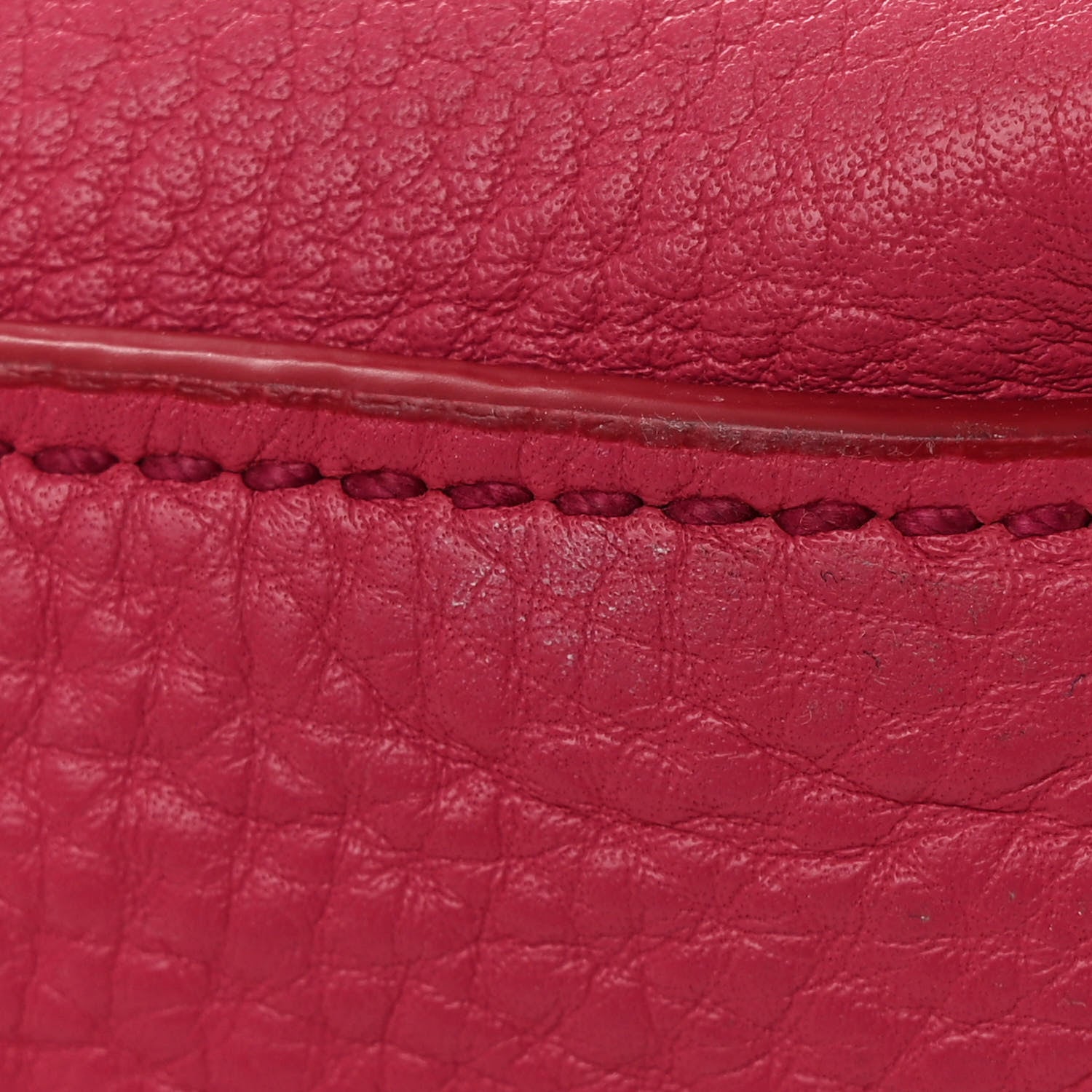 Prada Vitello Daino Shopping Tote Peonia 11 of 12