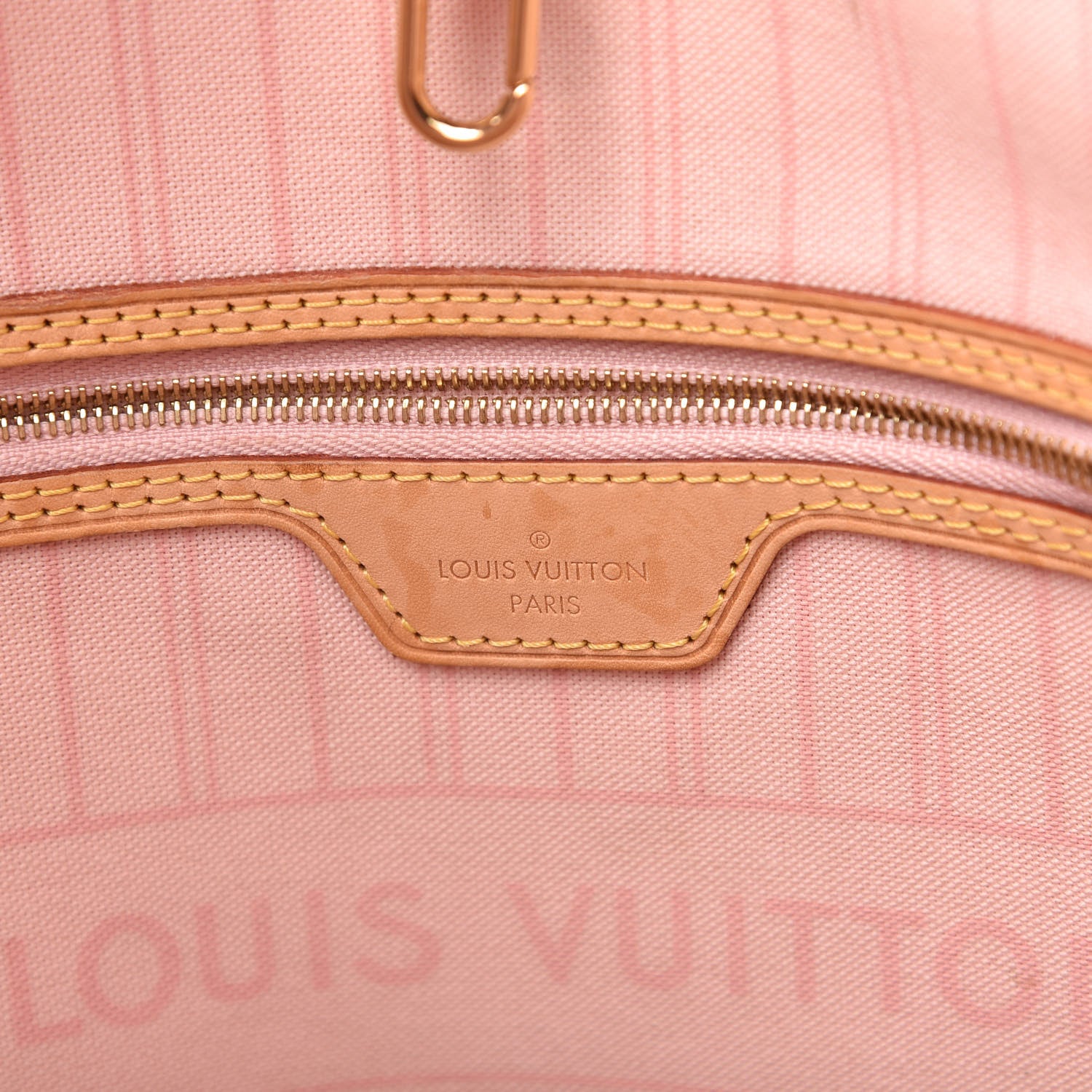Louis Vuitton Damier Azur Neo Neverfull MM Rose Ballerine 8 of 10