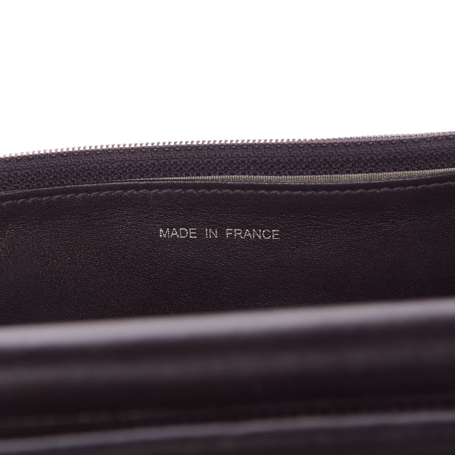 Chanel Caviar Sevruga Wallet On Chain WOC Plum 9 of 10