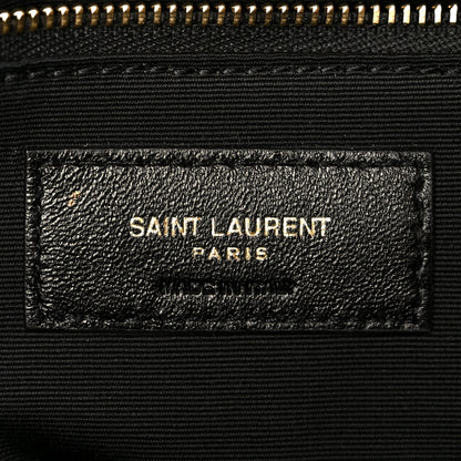 Saint Laurent Grained Lambskin Monogram Large Niki Chain Satchel Dark Cork 6 of 11