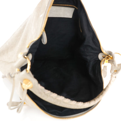 Balenciaga Agneau Giant 21 Gold Hardware Day Hobo Natural 5 of 10