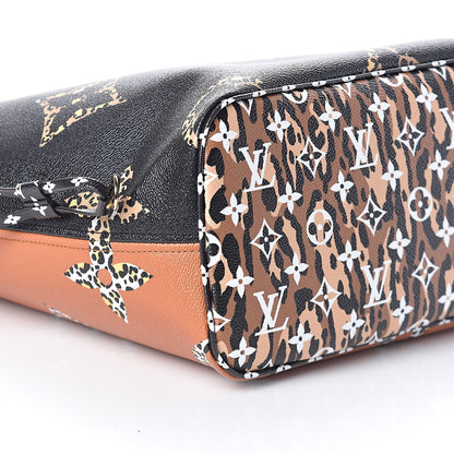Louis Vuitton Monogram Giant Jungle Neverfull MM Black 9 of 10