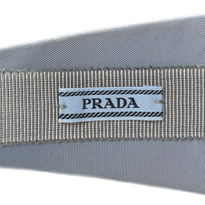 Prada Re-Nylon Triangle Logo Headband Fiordaliso 4 of 5