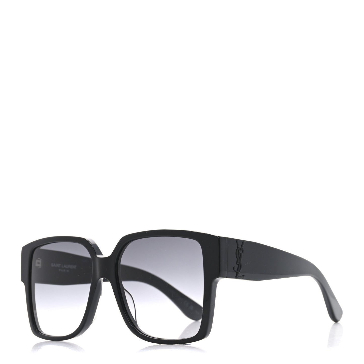 Acetate Square SLM9 002 Sunglasses Black