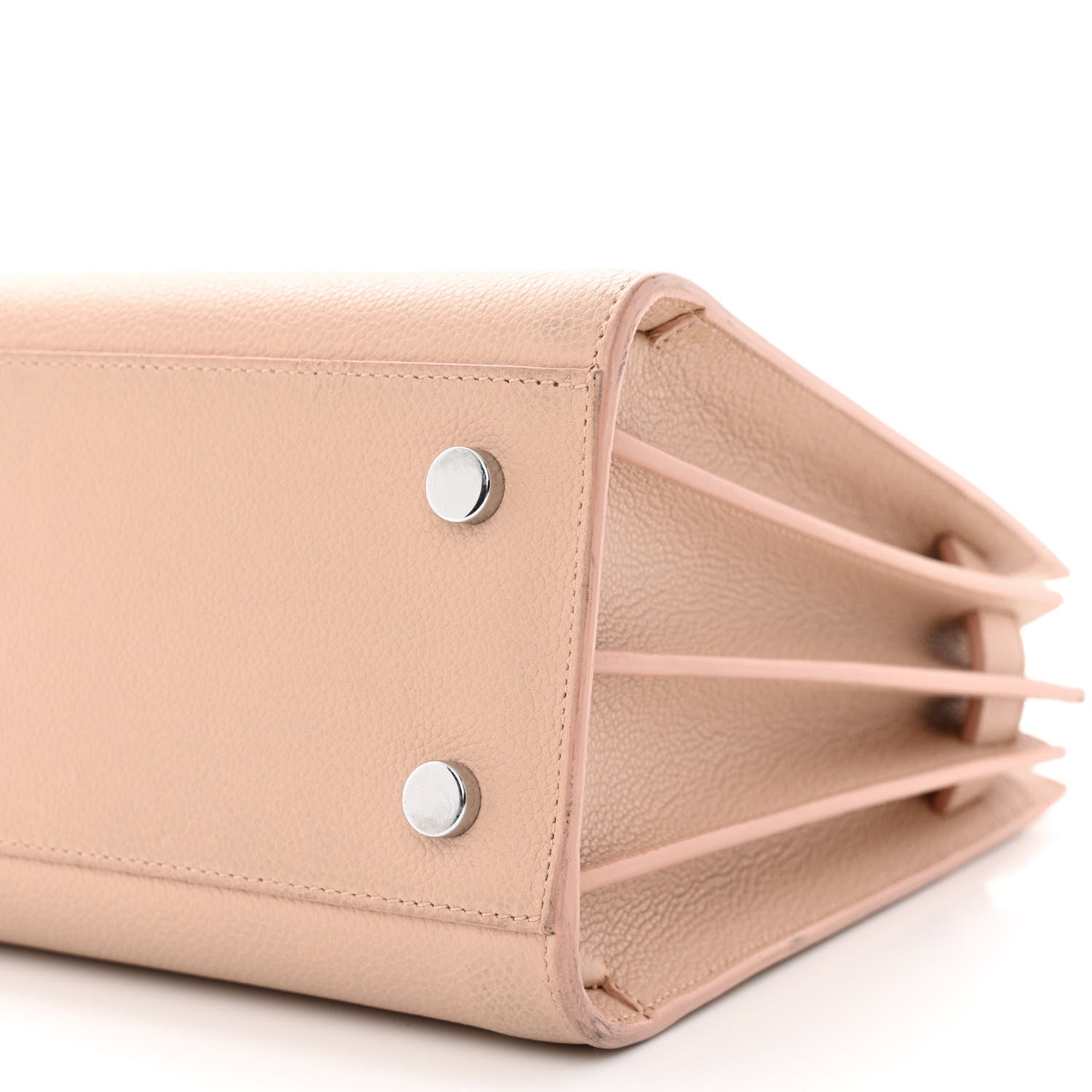 Saint Laurent Grained Calfskin Baby Sac De Jour Pale Pink 11 of 21