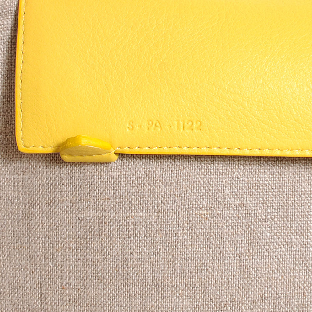Celine Calfskin Medium Horizontal Cabas Phantom Sun Yellow 7 of 8