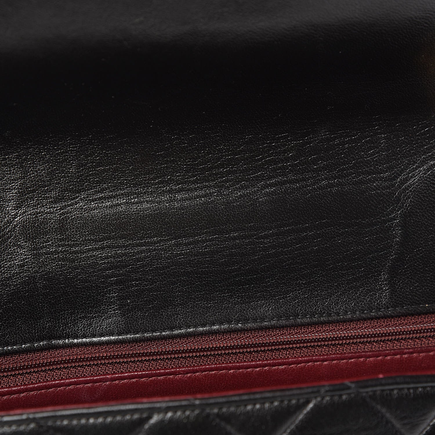 Chanel Lambskin Quilted Medium Single Flap Black 9 of 15