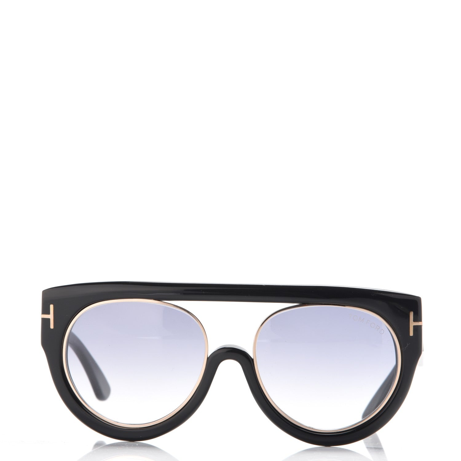 Tom Ford Alana Aviator Round Sunglasses TF360 Black 2 of 9