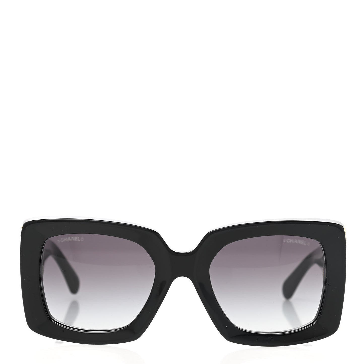 Acetate Rectangle Sunglasses 5435 Black