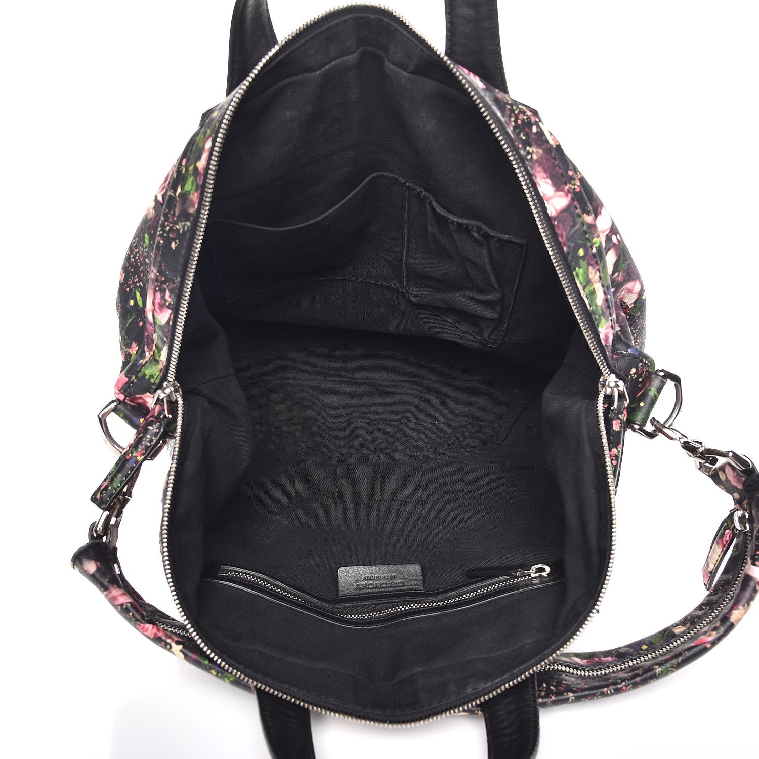 Givenchy Lambskin Roses Camouflage Print Medium Nightingale Black 6 of 11
