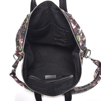 Givenchy Lambskin Roses Camouflage Print Medium Nightingale Black 6 of 11
