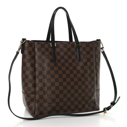Louis Vuitton Damier Ebene Belmont MM Black 2 of 7