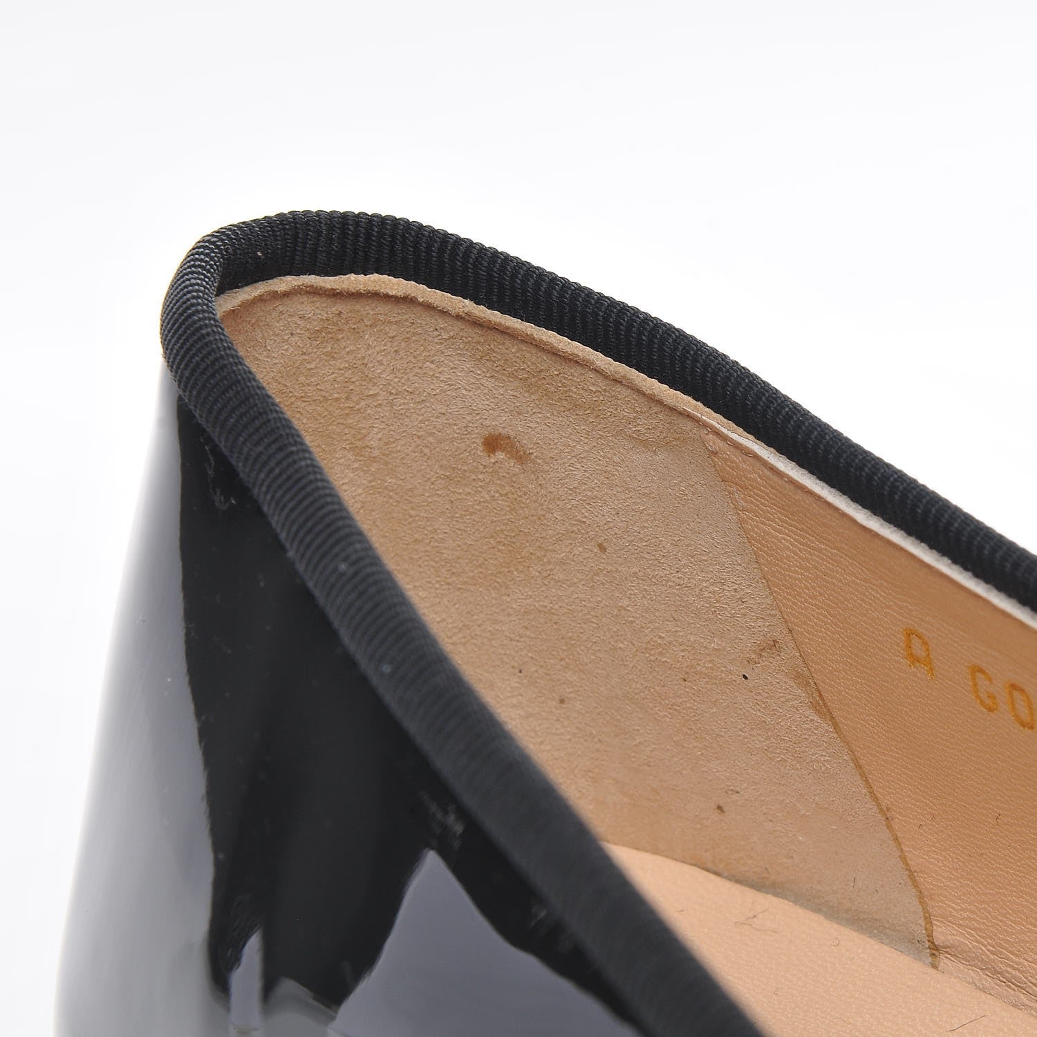 Chanel Patent CC Cap Toe Ballerina Flats 42 Black 9 of 9
