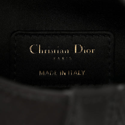 Christian Dior Satin Crystal Mini Saddle Bag Black 6 of 9