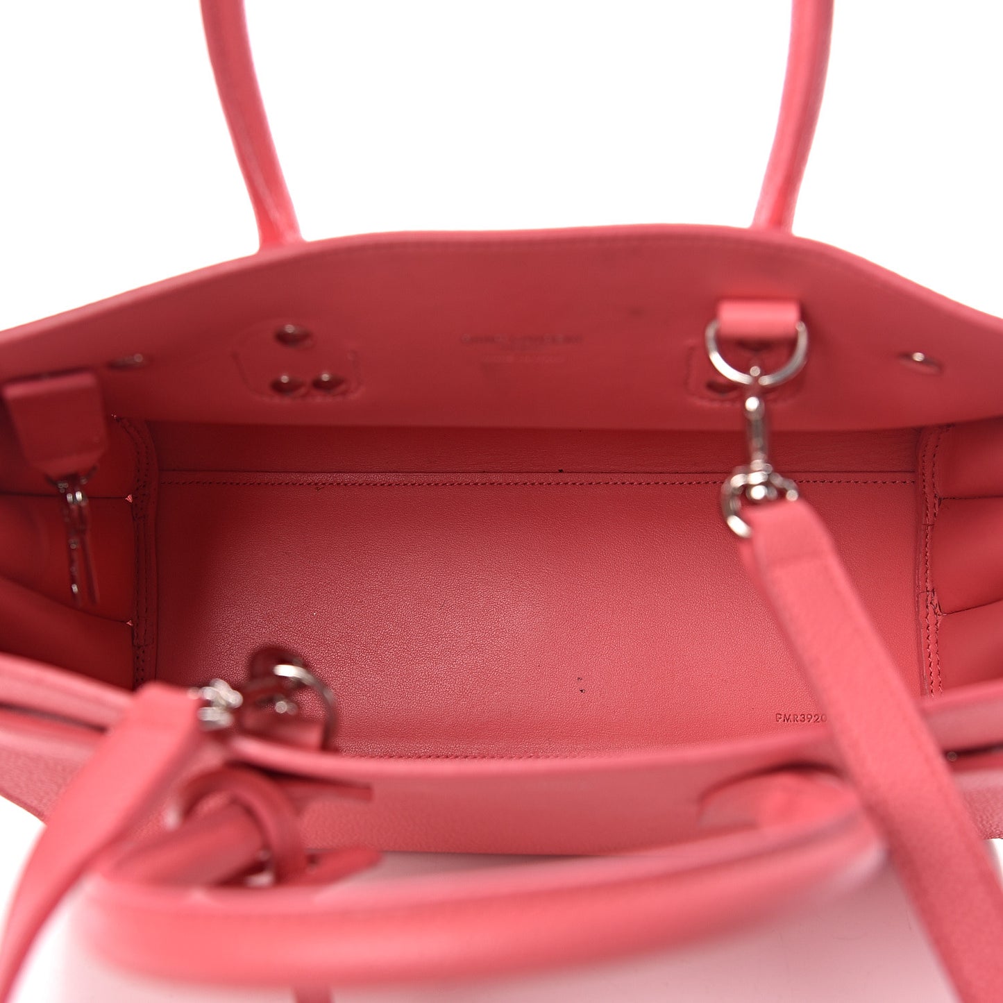 Grained Calfskin Baby Sac De Jour Rose Clair